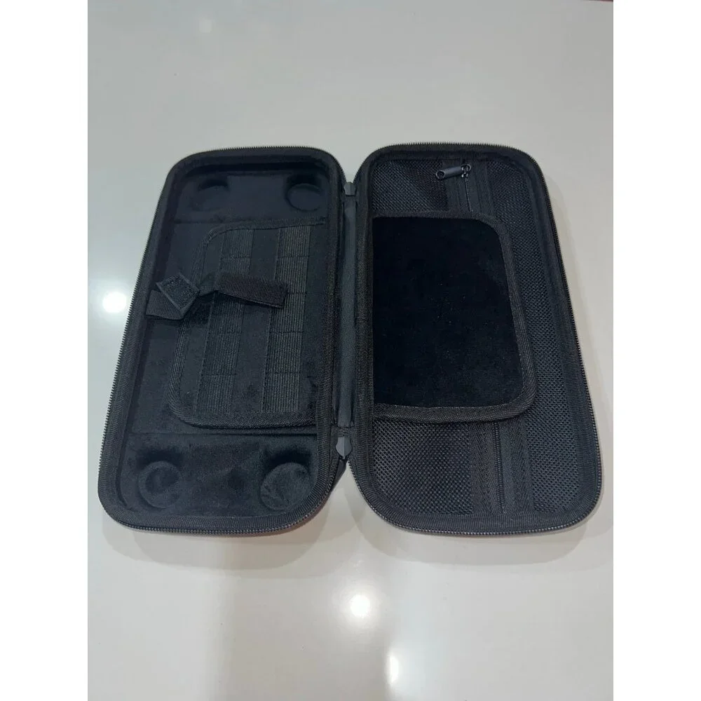 Black hard shell carrying case for SWITCH 2